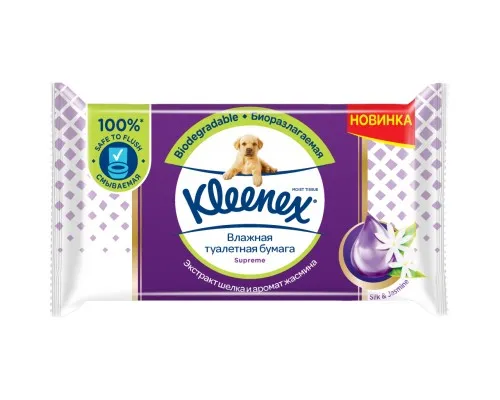 Туалетний папір Kleenex Supreme вологий 38 шт. (5029053577517)
