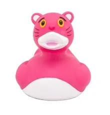 Іграшка для ванної Funny Ducks Качка Пантера Рожева (L1314)