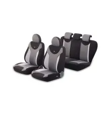 Чехлы на сиденье PUFI PREMIUM TRIO NANO черный/серый/белый (310400)