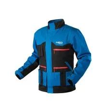Куртка робоча Neo Tools HD+, розмір XXL (56), 275 г/м2,бавовна, високий комір, кишен (81-215-XXL)