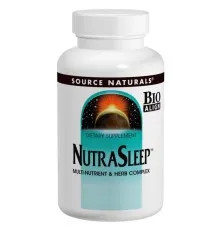 Вітамінно-мінеральний комплекс Source Naturals Комплекс для здорового сну, Nutra Sleep, 100 таблеток (SN0750)