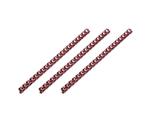Пружина для палітурки 2E пл. 14мм (100 шт.) темно-бордові (2E-PL14-100MR)