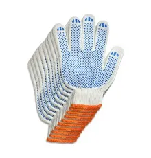 Захисні рукавички Stark ПВХ білі 10 шт (510083100.10)