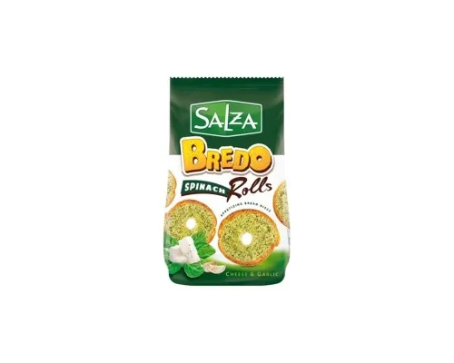 Сухарики Salza Bredo rolls з сиром, шпинатом та часником 70 г (1110346)