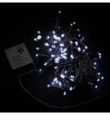 Гірлянда Delux STRING С 100 LED 5m білий/чорний IP20 (90009493)