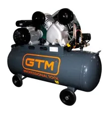 Компрессор GTM 100л, 440/320л/мин, 2,2кВт, 10бар, 220В, 2 цилиндра V-под. (KCJ2070-100L)