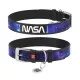 Нашийник для тварин WAUDOG Design з QR-паспортом "NASA21" Ш 25 мм Д 38-49 см чорний (3605-0148-01)