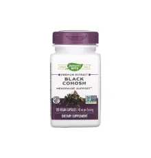 Травы Mason Natural Клопогон, 40 мг, Black Cohosh, Nature's Way, 120 вегетарианских капсул (NWY15353)