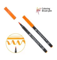 Художественный маркер KOI Маркер-кисть акварельный Оранжевый, 5 (084511392984)