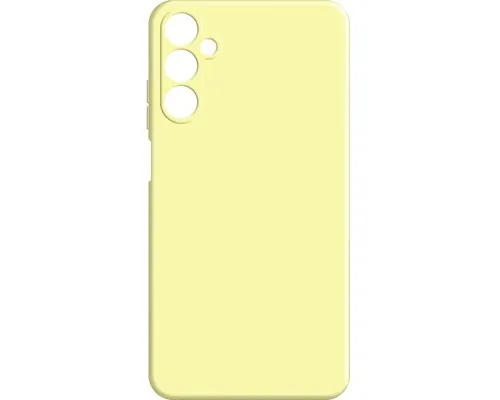 Чехол для мобильного телефона MAKE Samsung A15 Silicone Yellow (MCL-SA15YE)