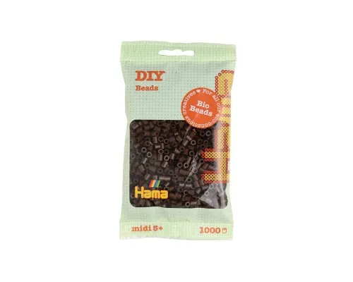 Набор для творчества Hama БИО темно-коричневые бусины, 1000 шт термомозаика (HM-190-012)