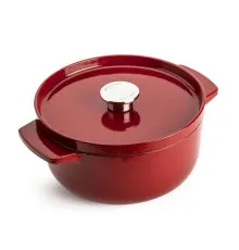 Каструля KitchenAid чавунна з кришкою 3,3 л Червона (CC006057-001)