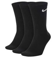 Шкарпетки Nike U NK EVERYDAY LTWT CREW 3PR SX7676-010 46-50 3 пари Чорні (888407237218)