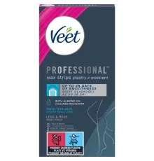 Восковые полоски Veet Professional для чувствительной кожи с Маслом миндаля 12 шт. (5900627027259)