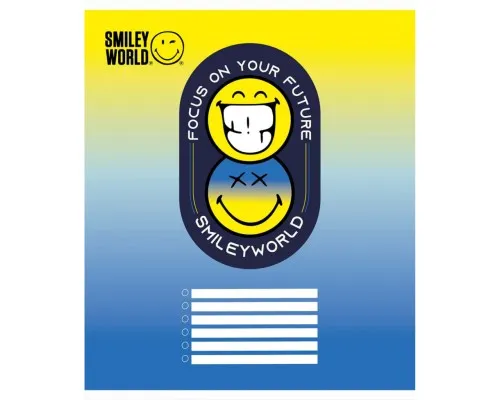 Зошит Yes Smiley world 24 аркушів клітинка (766377)