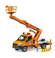 Спецтехніка Bruder MB Sprinter сервісної служби з телескопічною люлькою (02679)