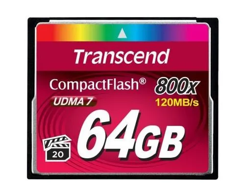 Карта памяті Transcend 64GB 800x (TS64GCF800)