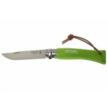 Нож Opinel №7 Inox VRI Trekking light green (001442)