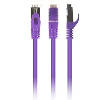 Патч-корд 2м S/FTP Cat 6A CU LSZH violet Cablexpert (PP6A-LSZHCU-V-2M)