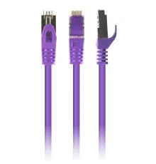 Патч-корд 2м S/FTP Cat 6A CU LSZH violet Cablexpert (PP6A-LSZHCU-V-2M)