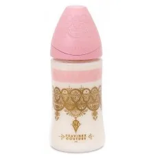 Пляшечка для годування Suavinex Couture 270 мл рожева (304163)