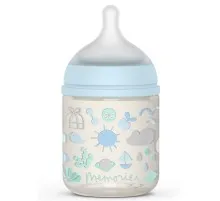 Бутылочка для кормления Suavinex Memories Истории малышей 150 мл. голубая (307048)