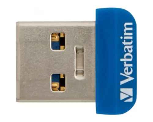 USB флеш накопитель Verbatim 32GB Store n Stay NANO Blue USB 3.0 (98710)