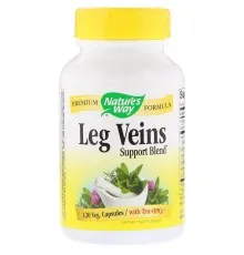 Травы Nature's Way Поддержка Вен, Leg Veins Support Blend, 120 капсул (NWY-15335)