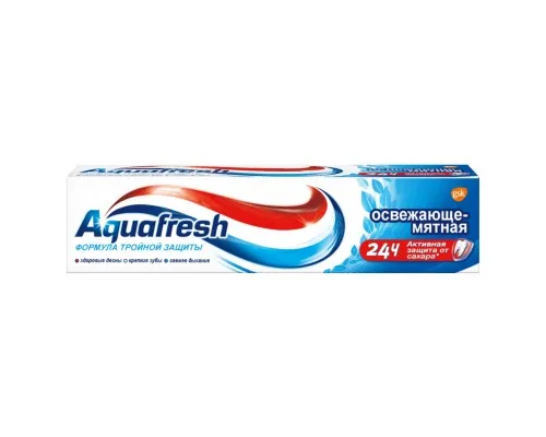 Зубная паста Aquafresh Освежающе-мятная, семейная 100 мл (5901208700257)