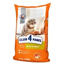 Сухий корм для кішок Club 4 Paws Преміум. З кроликом 14 кг (4820083909153)