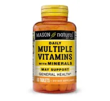 Мультивітамін Mason Natural Мультивітаміни та мінерали на кожен день, Daily Multiple Vit (MAV09555)