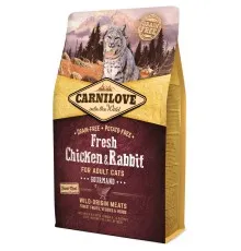 Сухий корм для кішок Carnilove Fresh Chicken and Rabbit for Adult cats 2 кг (8595602527397)