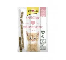 Ласощі для котів GimCat М'ясні палички для кошенят 3 шт (4002064420448)