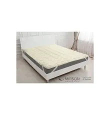 Наматрацник MirSon Eco Light №1726 Silk Air-line на резинці по кутках Pink 100x200 см (2200002891059)