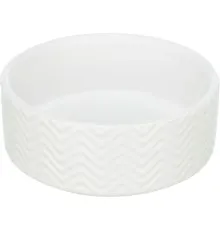 Посуд для собак Trixie Миска керамічна 1.6 л/20 см (біла) (4011905250250)