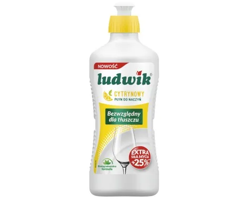 Засіб для ручного миття посуду Ludwik Лимон 450 г (5900498028850)