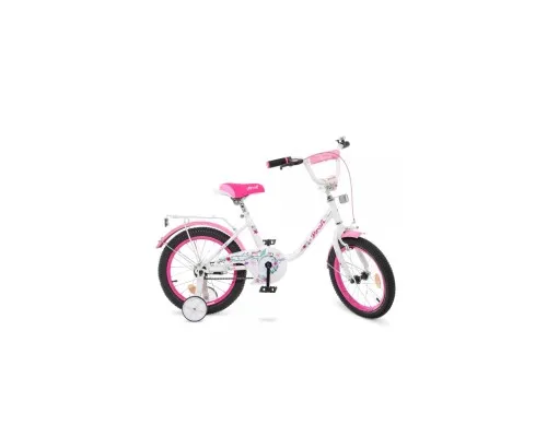 Детский велосипед Prof1 16" Flower Белый/Розовый (Y1685 white/pink)