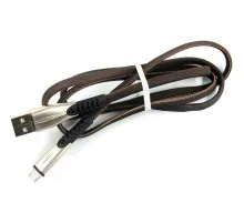 Дата кабель USB 2.0 AM to Micro 5P 1.0m black Dengos (PLS-M-PLSK-BLACK)