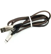 Дата кабель USB 2.0 AM to Micro 5P 1.0m black Dengos (PLS-M-PLSK-BLACK)