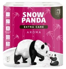 Туалетная бумага Сніжна Панда Extra Care Aroma 4 слоя 8 рулонов (4820183970657)