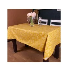 Скатертина MirSon Рогожа №201 Yellow Paste 100x130 см (2200006723172)