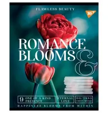 Зошит Yes А5 Romance blooms 60 аркушів, клітинка (766473)