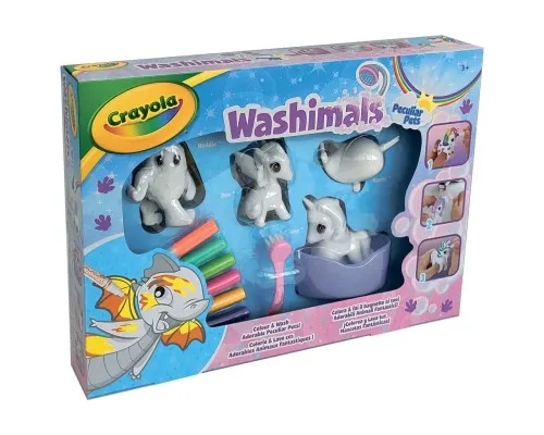 Набор для творчества Crayola Washimals Казкові тварини з ванною (25-7191)