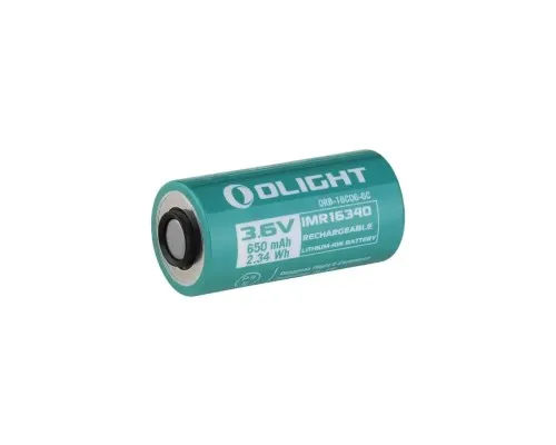Аккумулятор Olight 16340 3,6V 650 mAh (ORB-16C06-6C)