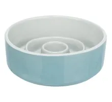 Посуд для собак Trixie Миска для повільного годування 900 мл/17 см блакита (4011905245218)