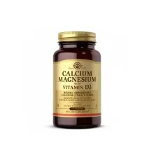 Витаминно-минеральный комплекс Solgar Кальций Магний + Витамин D3, Calcium Magnesium with Vitamin D3, 150 табле (SOL-00518)