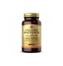 Вітамінно-мінеральний комплекс Solgar Кальцій Магній + Вітамін D3, Calcium Magnesium with Vitamin D3, 150 таблеток (SOL-00518)