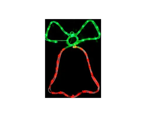 Гірлянда Delux Motif flash Bell 50 х 35 см червоний/зелений IP44 EN (90012987)
