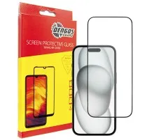 Скло захисне Dengos Full Glue iPhone 15 Pro (black) (TGFG-320)