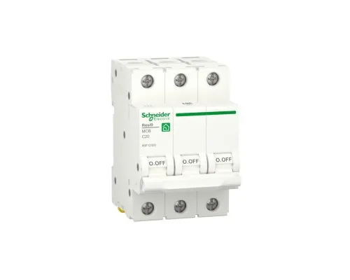 Автоматичний вимикач Schneider Electric RESI9 6kA 3P 20A C (R9F12320)